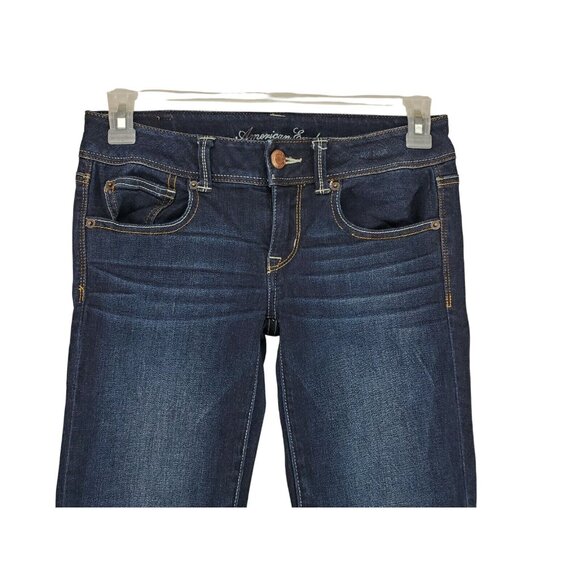 American Eagle Jeans Women's Size 6 Slim Boot Stretch Dark - Picture 2 of 7